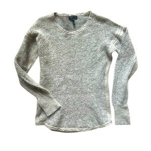 Rag & Bone soft waffle knit mohair silk blend sweater small